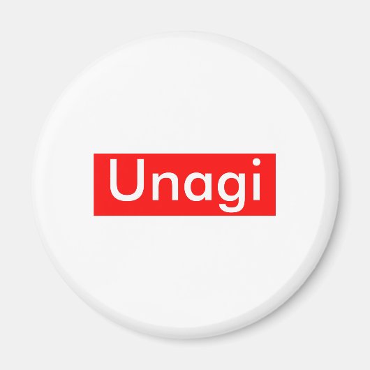 Unagi-Etikett Magnet (Vorne)