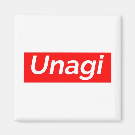 Unagi-Etikett Magnet (Vorne)