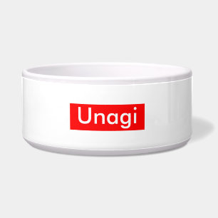 Unagi-Etikett Napf
