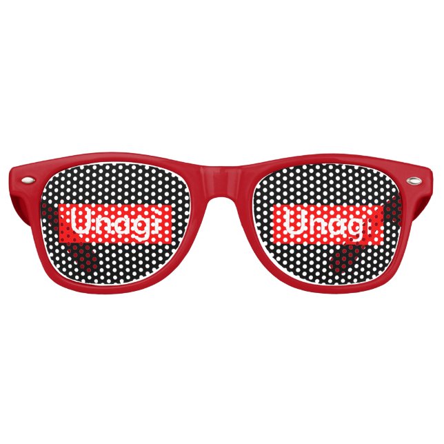 Unagi-Etikett Sonnenbrille (Vorderseite)