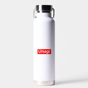 Unagi Etikett Trinkflasche