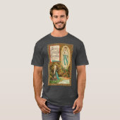 Unakkurate Empfängnis Unsere Frau Lourdes katholis T-Shirt (Vorne ganz)