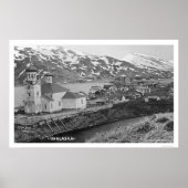 Unalaska, Alaska Kirche 1914 Poster (Vorne)