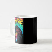 Unalogetically Black Pride Melanin African Tie Dye Kaffeetasse (Vorderseite Links)