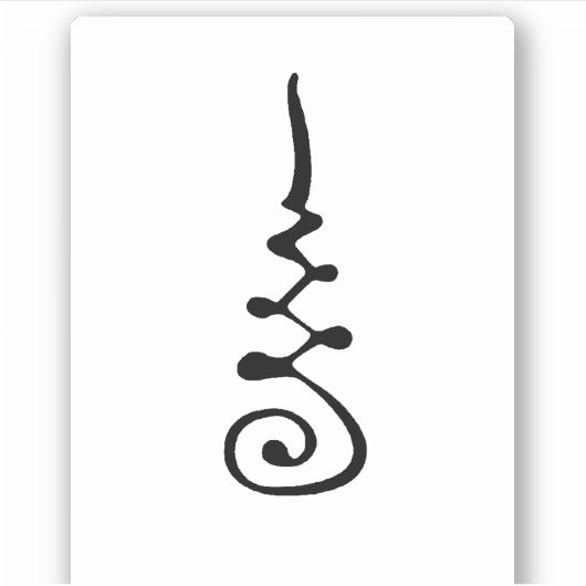 Unalom-Symbol Aufkleber (Vorderseite)