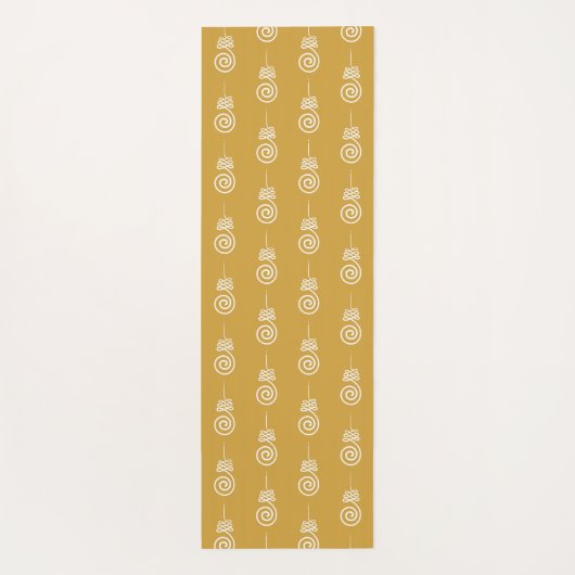 Unalome Buddhistische Symbol Yogamatte (Rückseite)