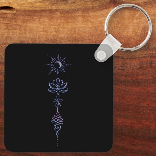 Unalome Group 1 Keychain Schlüsselanhänger (Rückseite)