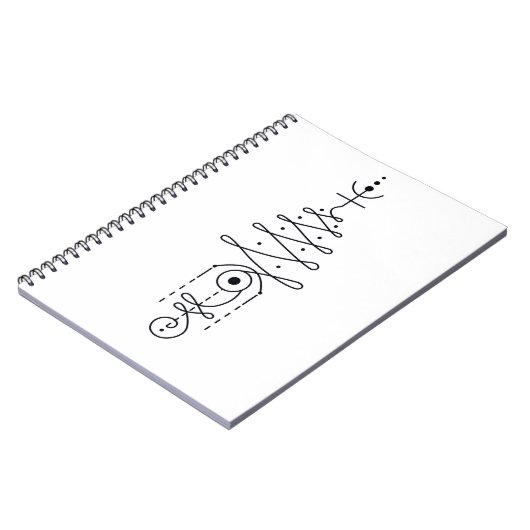 Unalome I Notizblock (Linke Seite)