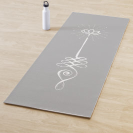 Unalome Schlichte Hintergründe - Nebel + Schnee-Yo Yogamatte