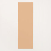 Unalome Schlichte Hintergründe - Peach + Schnee Yo Yogamatte (Rückseite)
