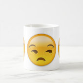 Unamused Gesicht Emoji Kaffeetasse (Mittel)