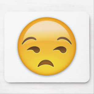 Unamused Gesicht Emoji Mousepad