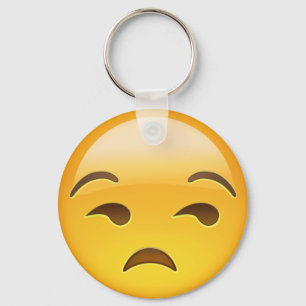Unamused Gesicht Emoji Schlüsselanhänger
