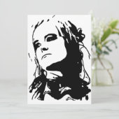 unamüsiert einladung (Stehend Vorderseite)