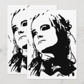 unamüsiert einladung (Vorne/Hinten)