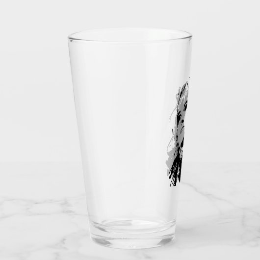 unamüsiert glas (Rechts)