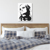 unamüsiert leinwanddruck (Insitu (Schlafzimmer))