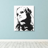 unamüsiert leinwanddruck (Insitu (Holzboden))