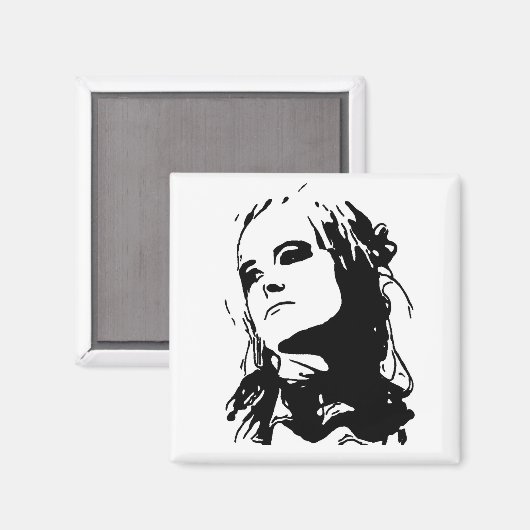 unamüsiert magnet (Vorderseite/Rückseite)