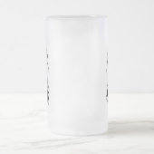 unamüsiert mattglas bierglas (Mittel)