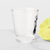 unamüsiert schnapsglas (Links)