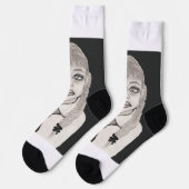 Unamüsierte Crew-Socken Socken (Linkes Detail)