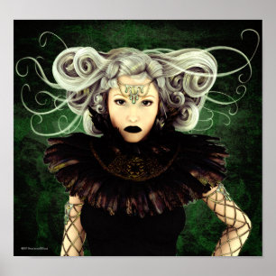 Unamüsierte gotische Kunstwerke Poster