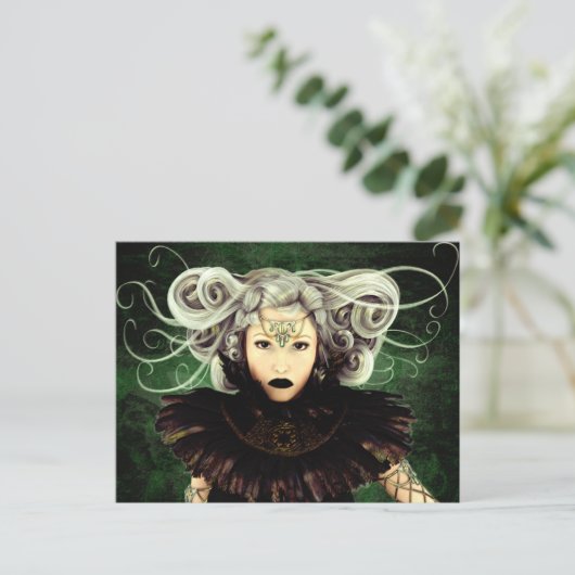 Unamüsierte Postkarte der Gotik (Stehend Vorderseite)
