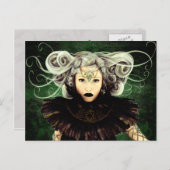 Unamüsierte Postkarte der Gotik (Vorne/Hinten)