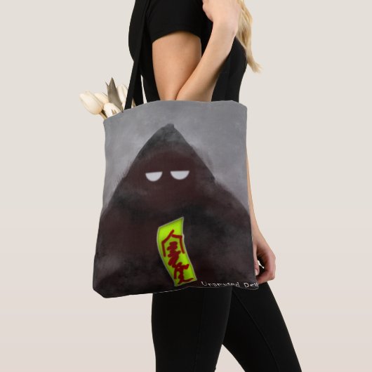 Unamüsierte Totentasche Tasche (Von Nahem)