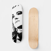 Unamüsiertes Mädchen Skateboard (Vorderseite)