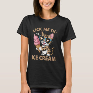 Unangemessen Lustig Leck Mich Bis Eis Peinlich T-Shirt