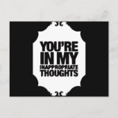 unangemessen postkarte (Vorderseite)