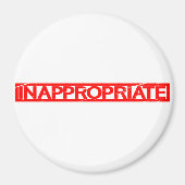 Unangemessene Briefmarke Magnet (Vorne)