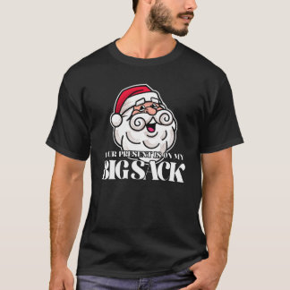 Unangemessene Weihnachtsmänner froh 2021 Santa Com T-Shirt