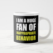 Unangemessenes Verhalten Jumbo-Tasse (Rechts)