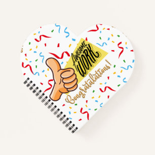 unangenehme Arbeitsbeglückwünsche Notizblock