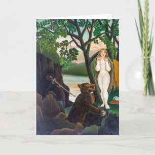 Unangenehme Überraschung Henri Rousseau Karte