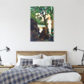 Unangenehme Überraschung | Henri Rousseau | Leinwanddruck (Insitu (Schlafzimmer))