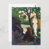 Unangenehme Überraschung | Henri Rousseau | Postkarte (Vorne/Hinten)