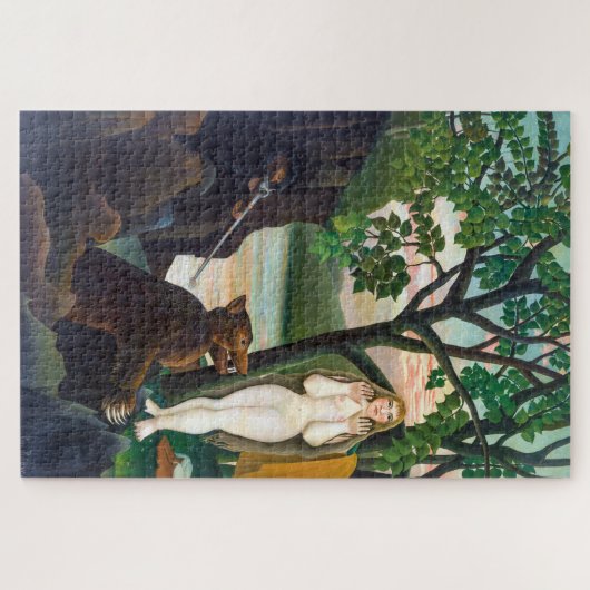 Unangenehme Überraschung | Henri Rousseau | Puzzle (Horizontal)