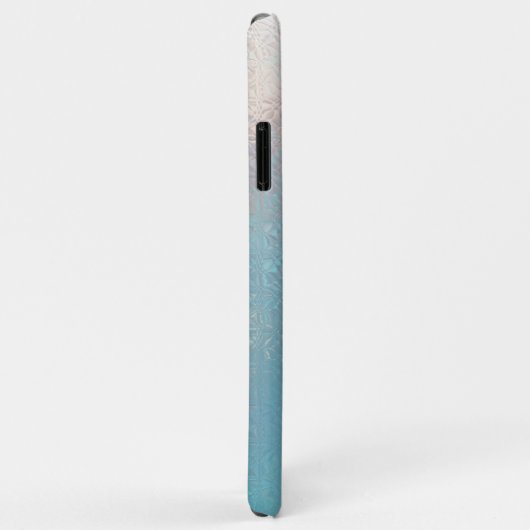 Unanständiger hellblauer Hintergrund Case-Mate iPhone Hülle (Hinten/Rechts)