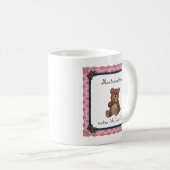 Unanständiger Teddybär-Kaffeebecher Kaffeetasse (VorderseiteRechts)