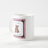 Unanständiger Teddybär-Kaffeebecher Kaffeetasse (Vorderseite Links)
