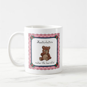 Unanständiger Teddybär-Kaffeebecher Kaffeetasse