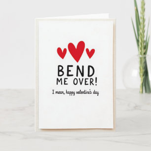 Unanständiger Valentinstagskarte Karte