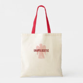Unapologetic Angel Tote Bag Tragetasche (Rückseite)