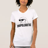 Unapologetic – Bold Face Line Art Cropped Tee (Vorderseite)