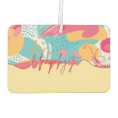 Unapologetic Bold Feminine Statement Autolufterfrischer (Rückseite)