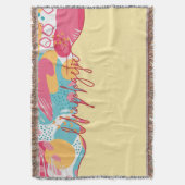 Unapologetic Bold Feminine Statement Decke (Vorderseite Vertikal)